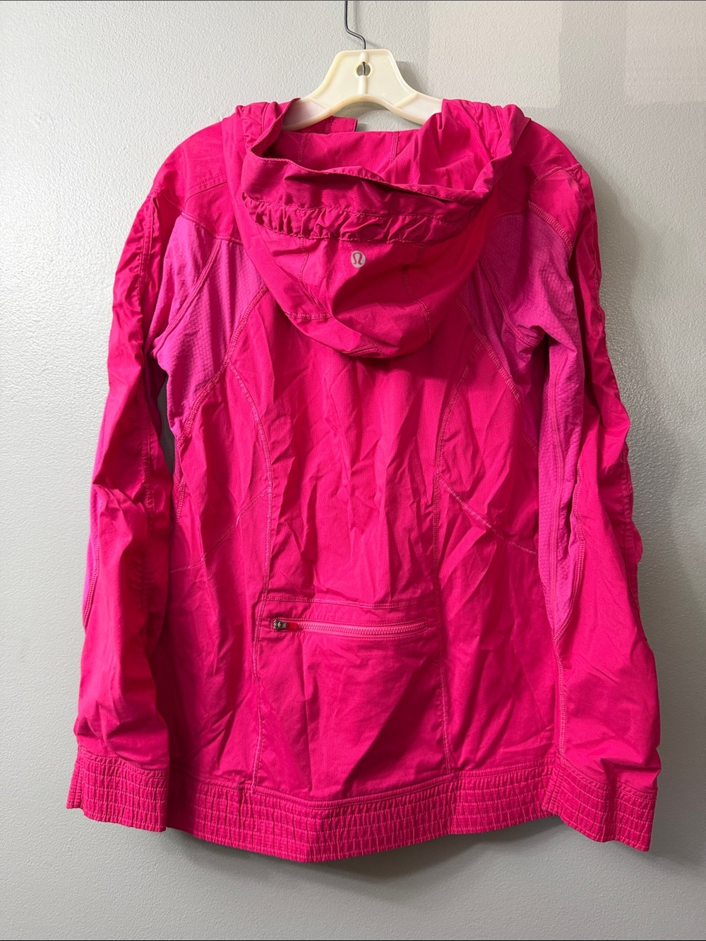 lululemon athletica Hot Pink Utility Jacket with Hood